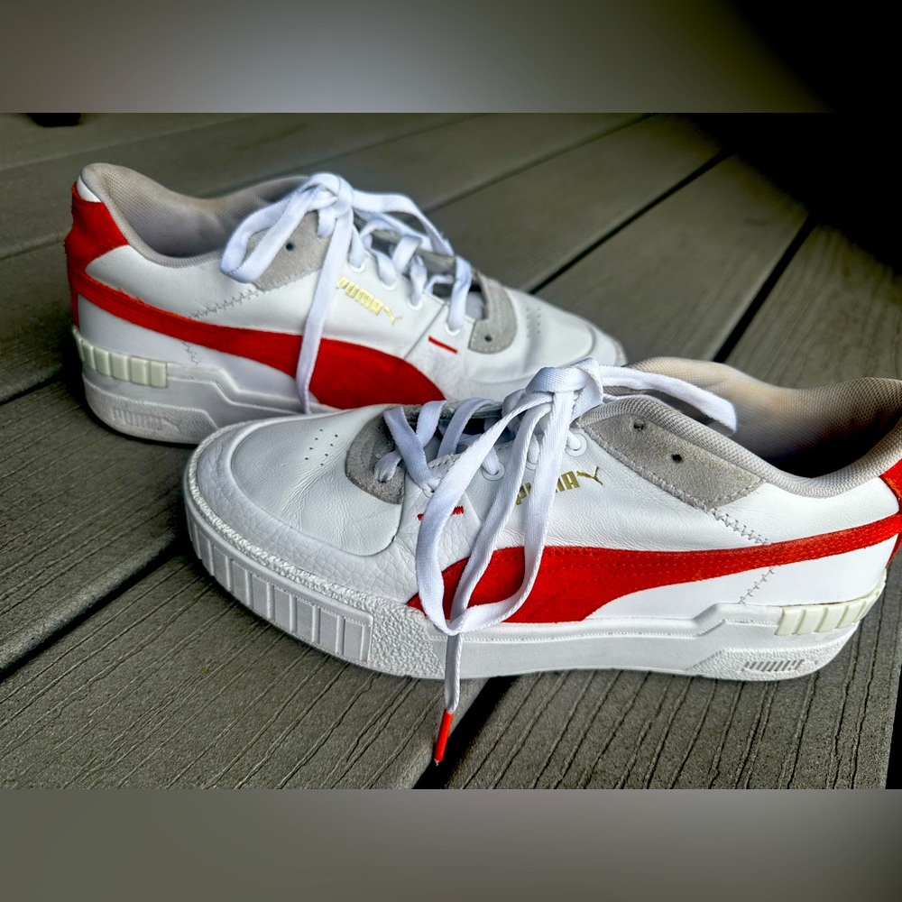Slightly used Puma Cali Sport Mix Sneaker- W size 9.5